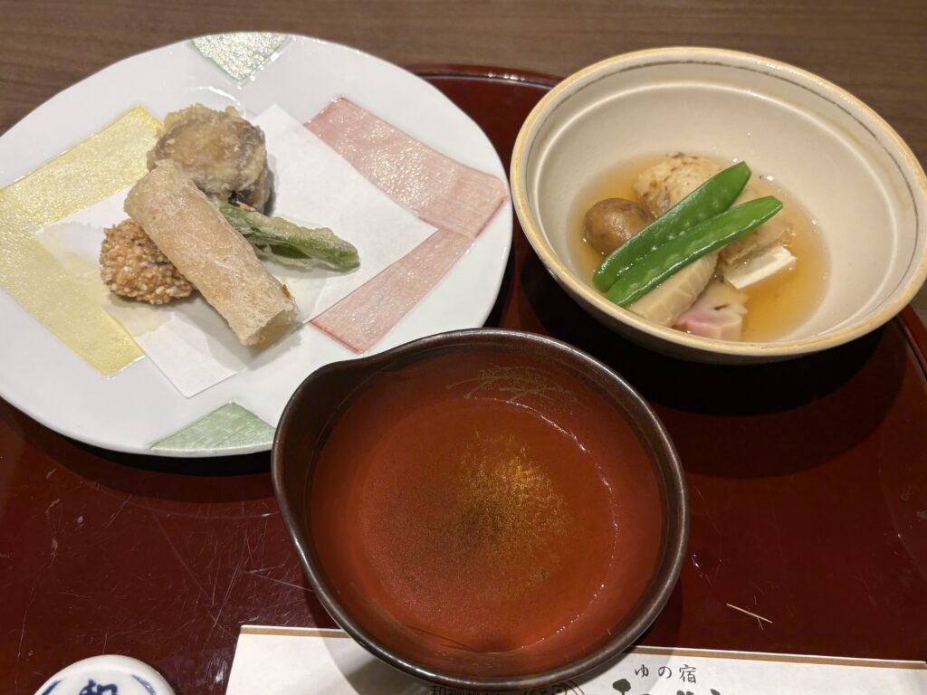 夕食の前菜・お刺身