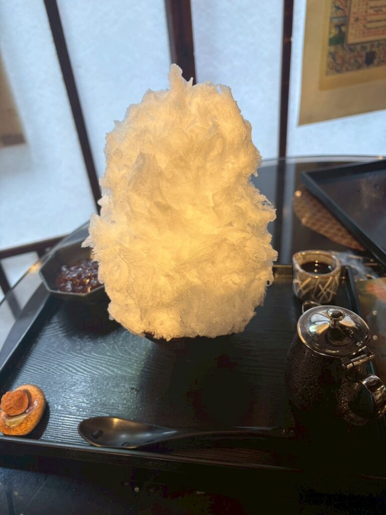 みかん系のかき氷